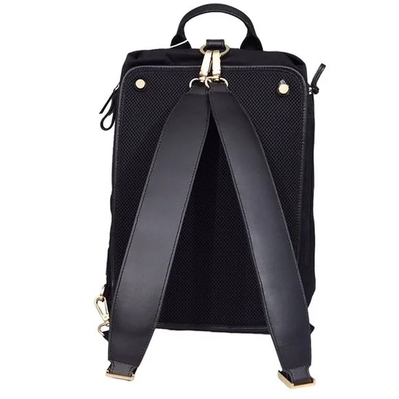 Caraa Black Backpack with Gold Accents - Picture 11 of 16